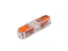 Клеммы WAGO 221-2411 (1Х4,0мм2 с рычажком) (упаковка 60шт.) картинка 